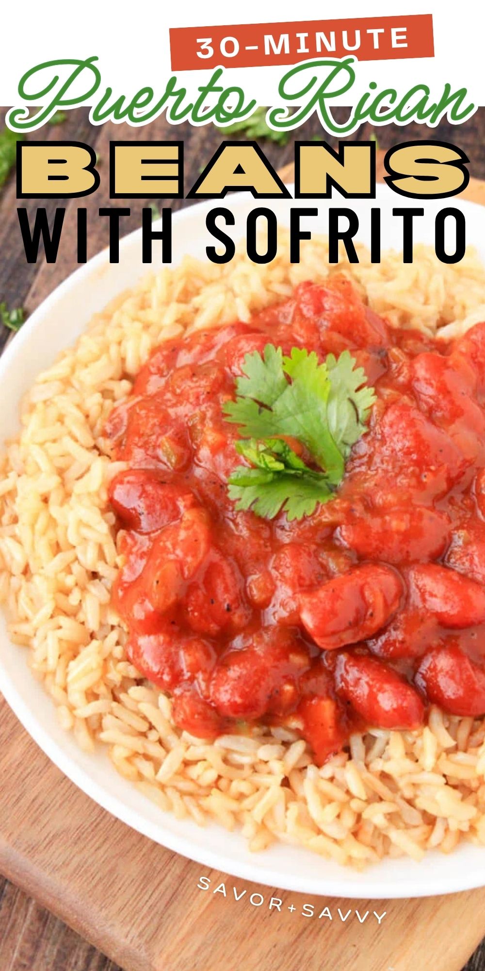 30-Minutes Puerto Rican Style Beans