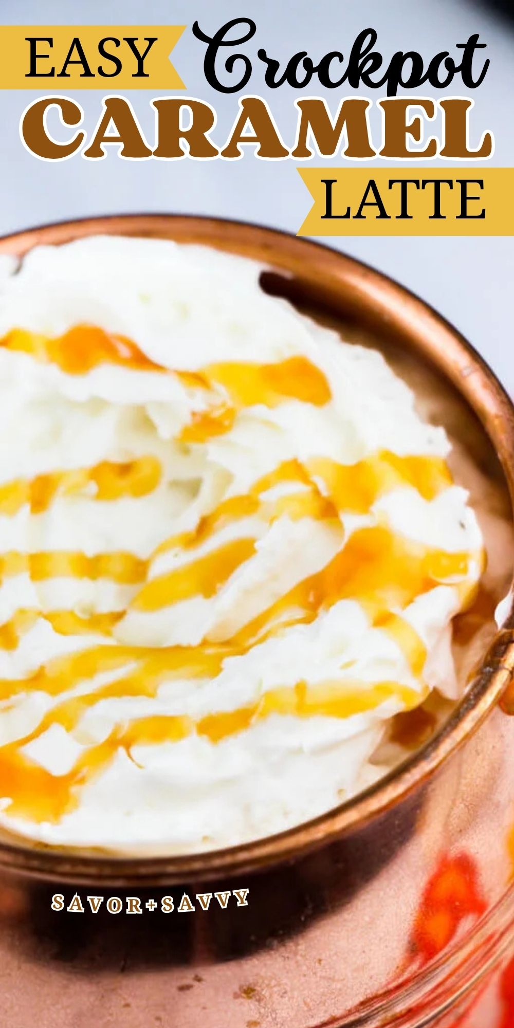 Crockpot Caramel Latte