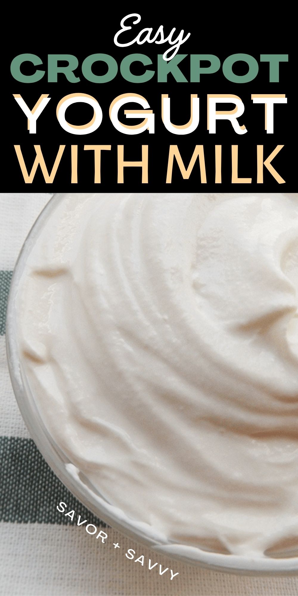 Homemade Crockpot Yogurt Recipe