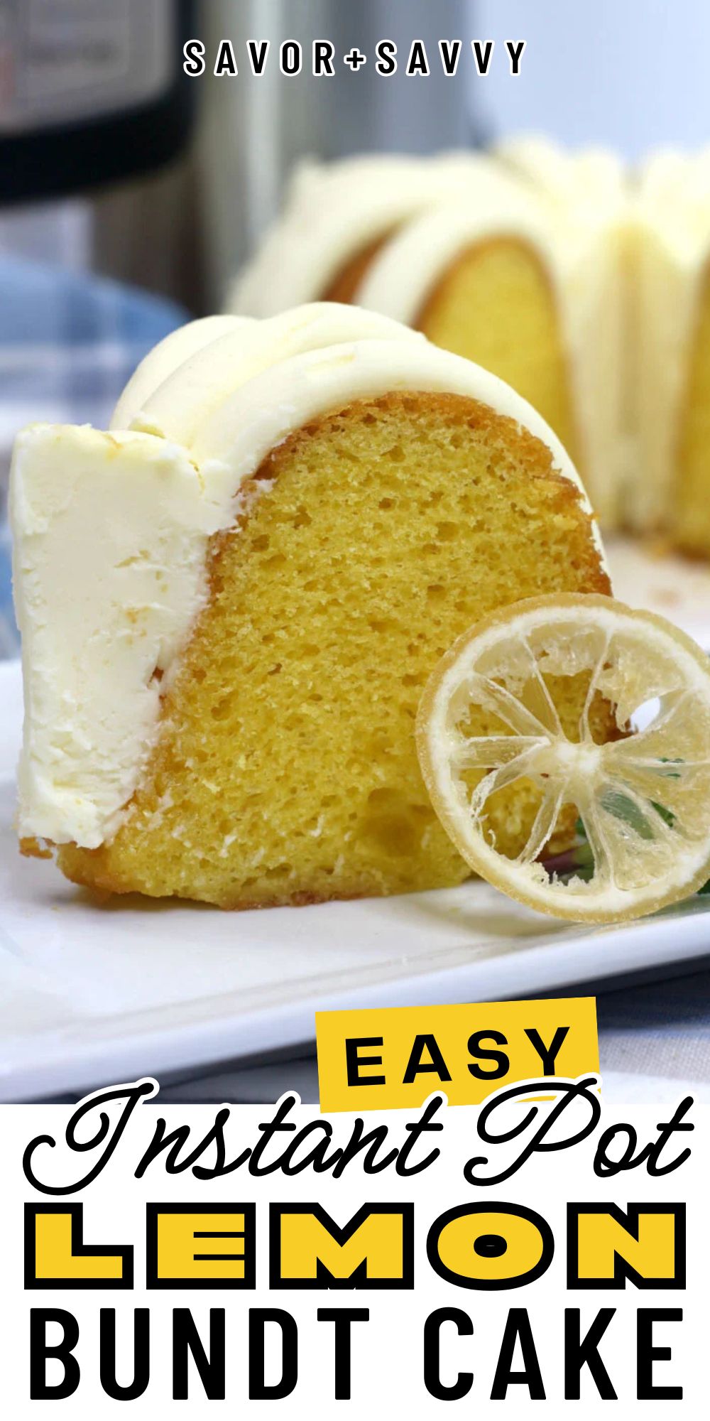 Instant Pot Lemon Bundt Cake