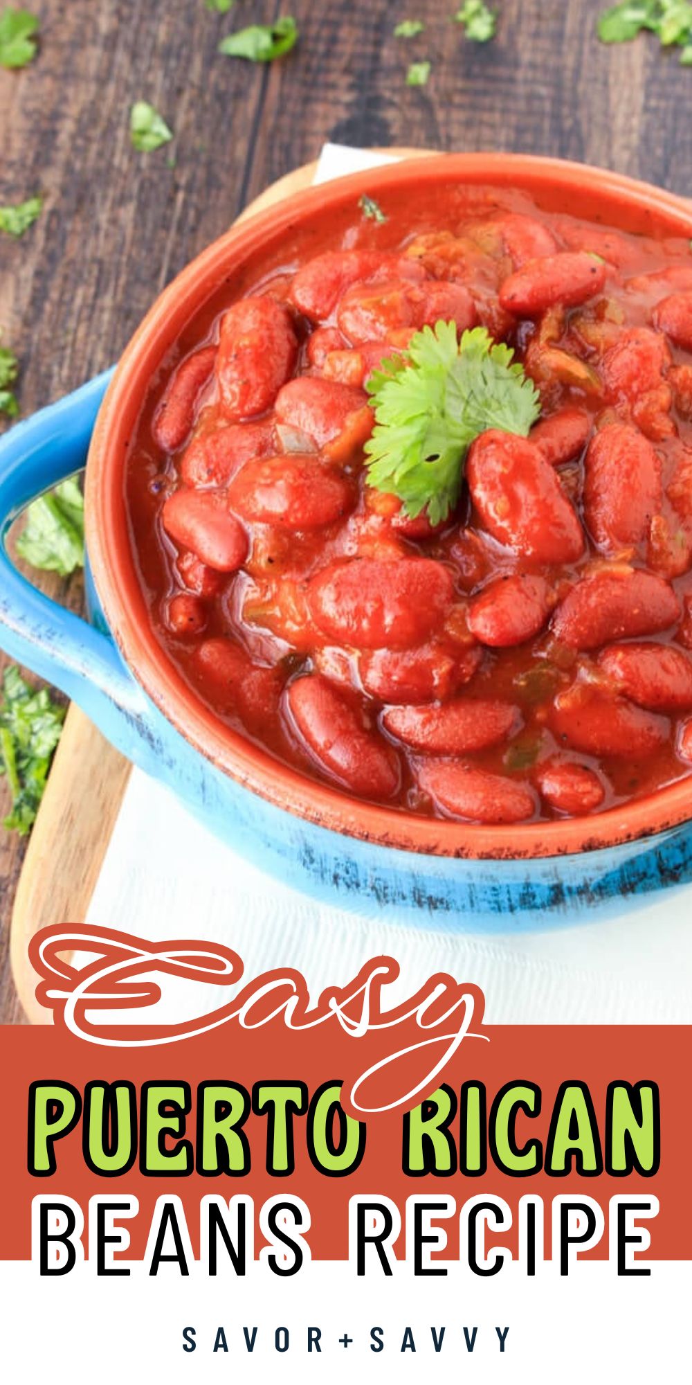 30-Minutes Puerto Rican Style Beans