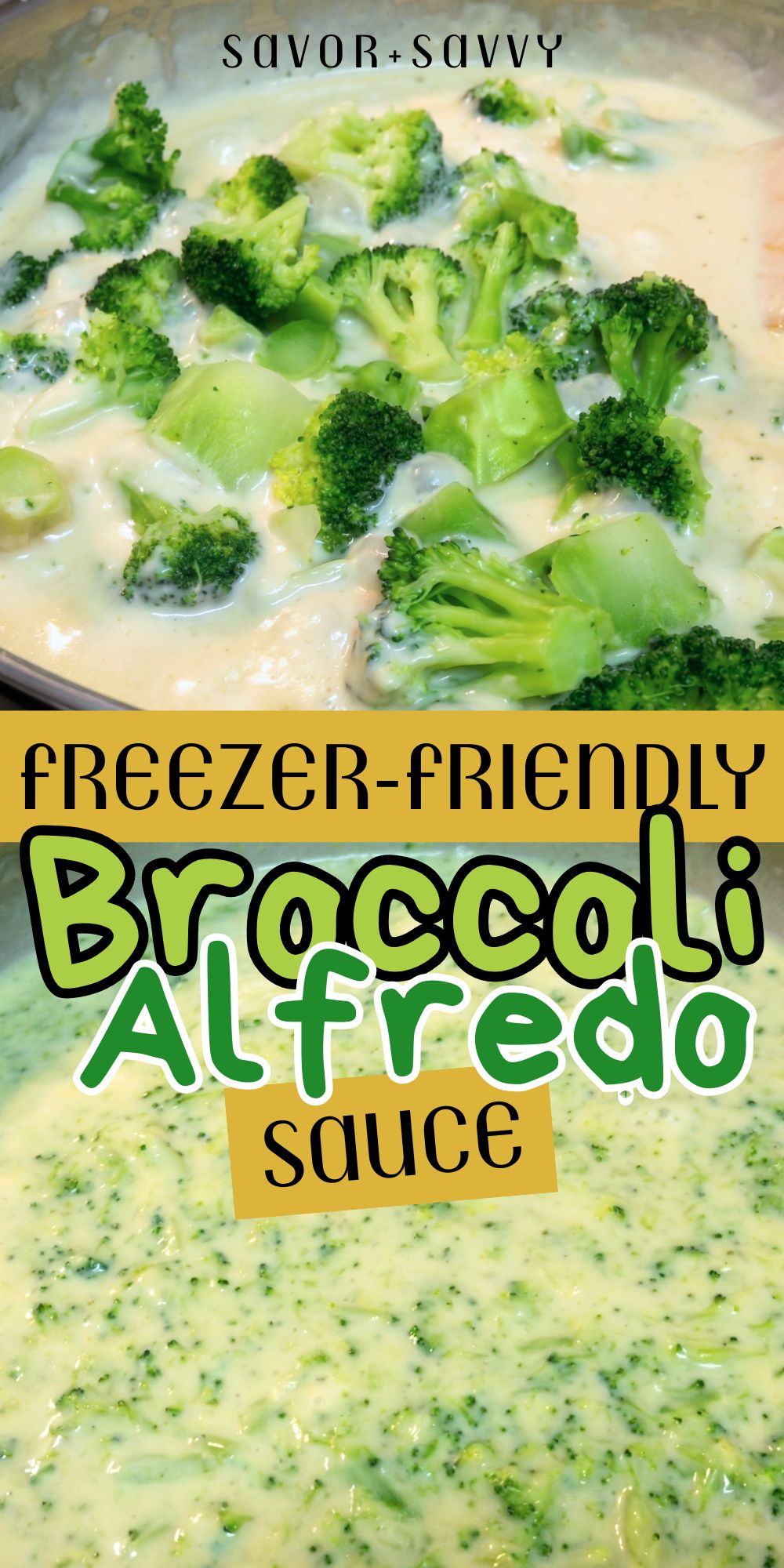 3-Ingredient Broccoli Alfredo Sauce