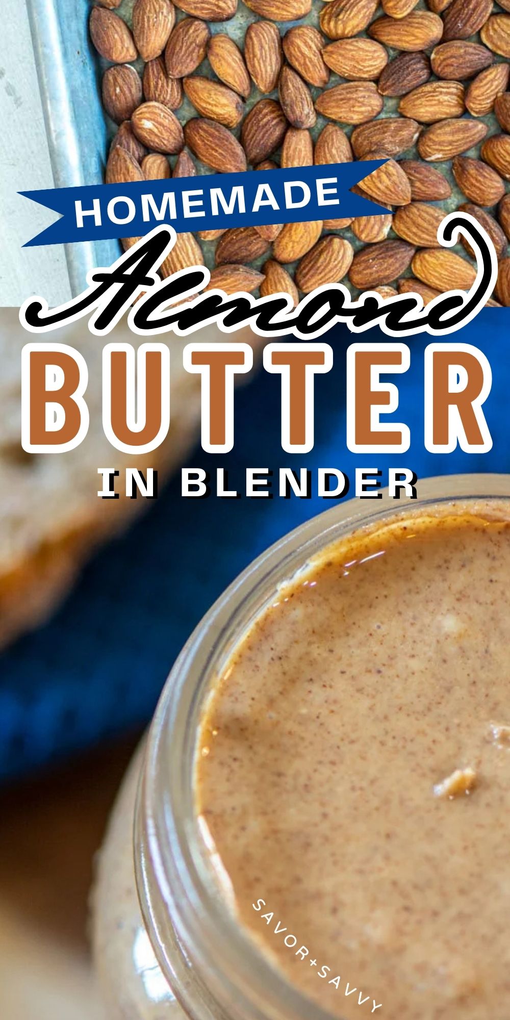 Homemade Vitamix Almond Butter