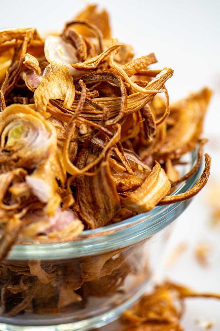 Air Fryer Crispy Shallots Savor + Savvy