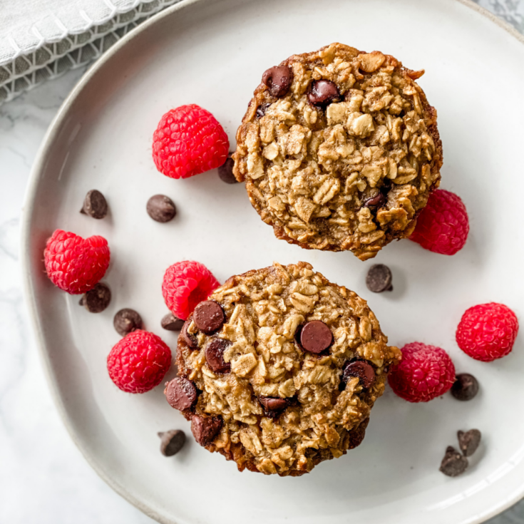 Image for Banana and Chocolate Chip Baked Oatmeal Cups