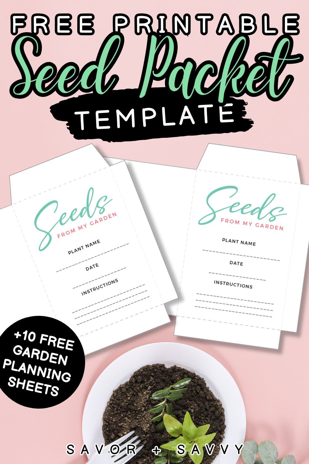 Garden Planner Binder Free 11 Page Printable