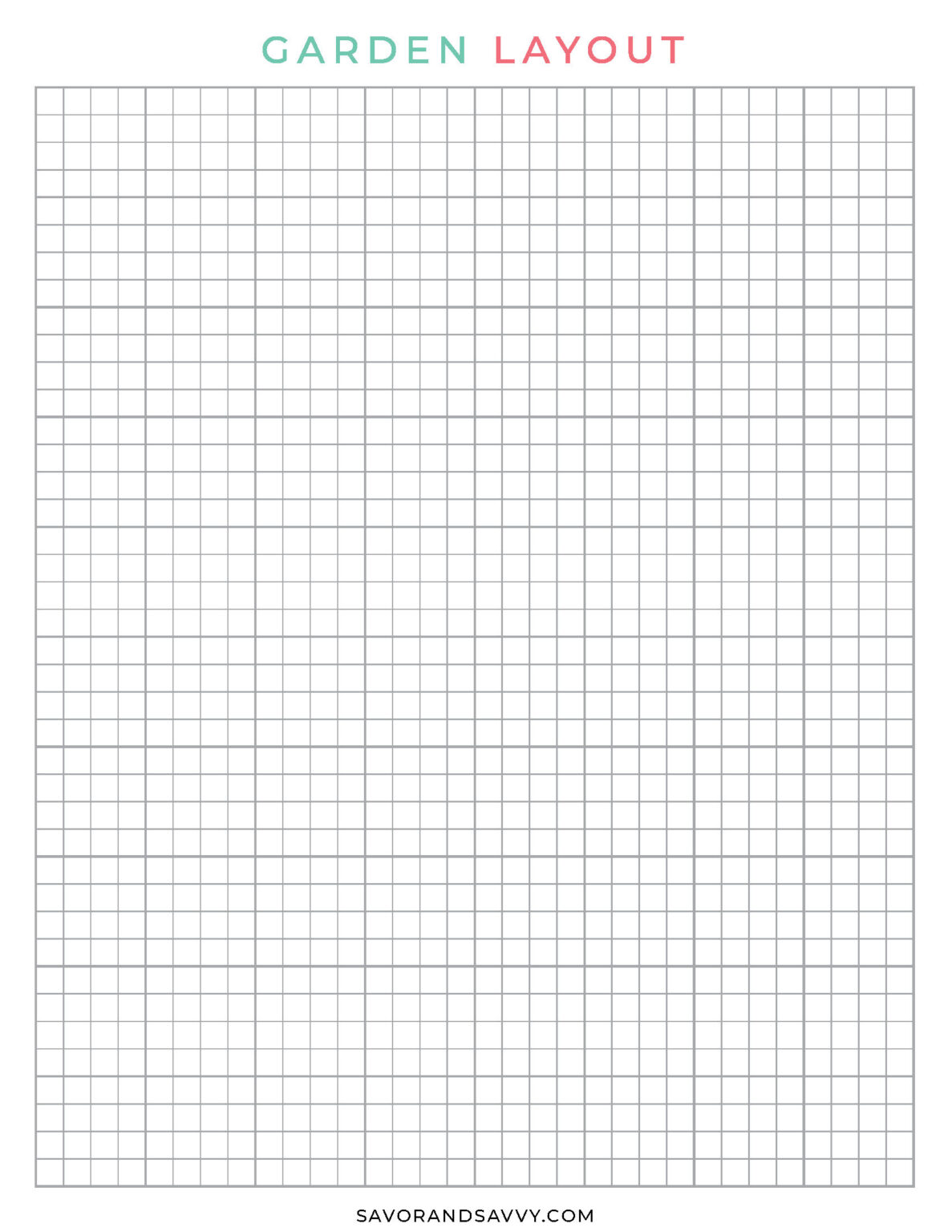 Garden Planner Binder Free 11 Page Printable - Savor + Savvy