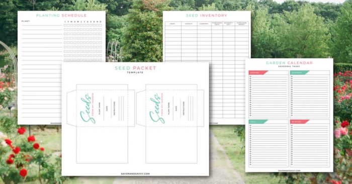 Garden Planner Binder Free 11 Page Printable - Savor + Savvy