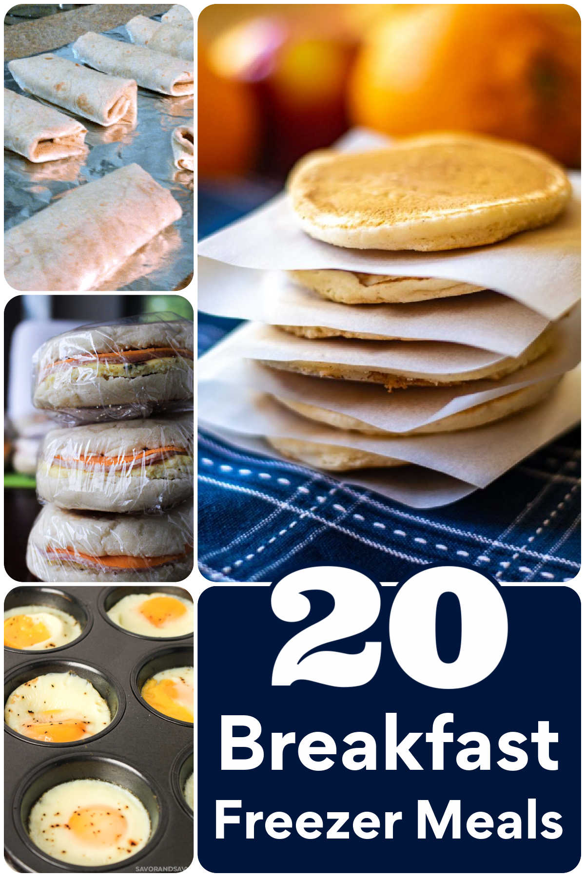 20 Breakfast Freezer Meals to Stock your Freezer