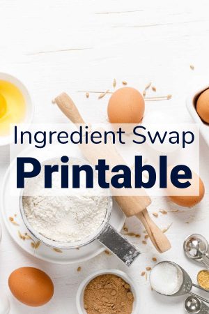 Cooking and Baking Ingredient Substitutions Printables - Savor + Savvy
