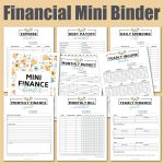 Free 9 Page Mini Budget Binder Printable - Savor + Savvy