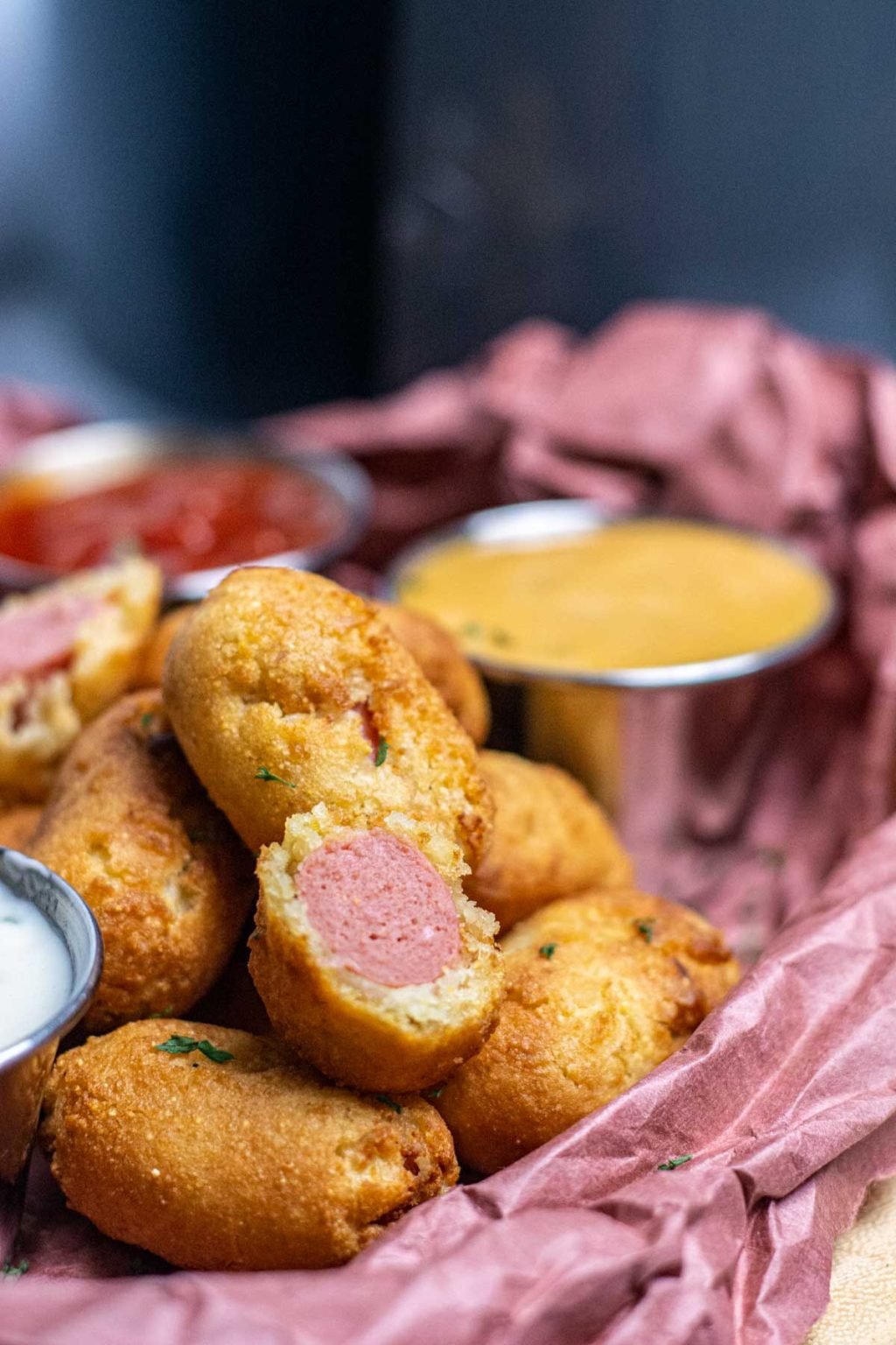 mini-corn-dogs-in-air-fryer-savor-savvy
