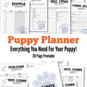 Puppy Planner Printable {20 Pages} - Savor + Savvy