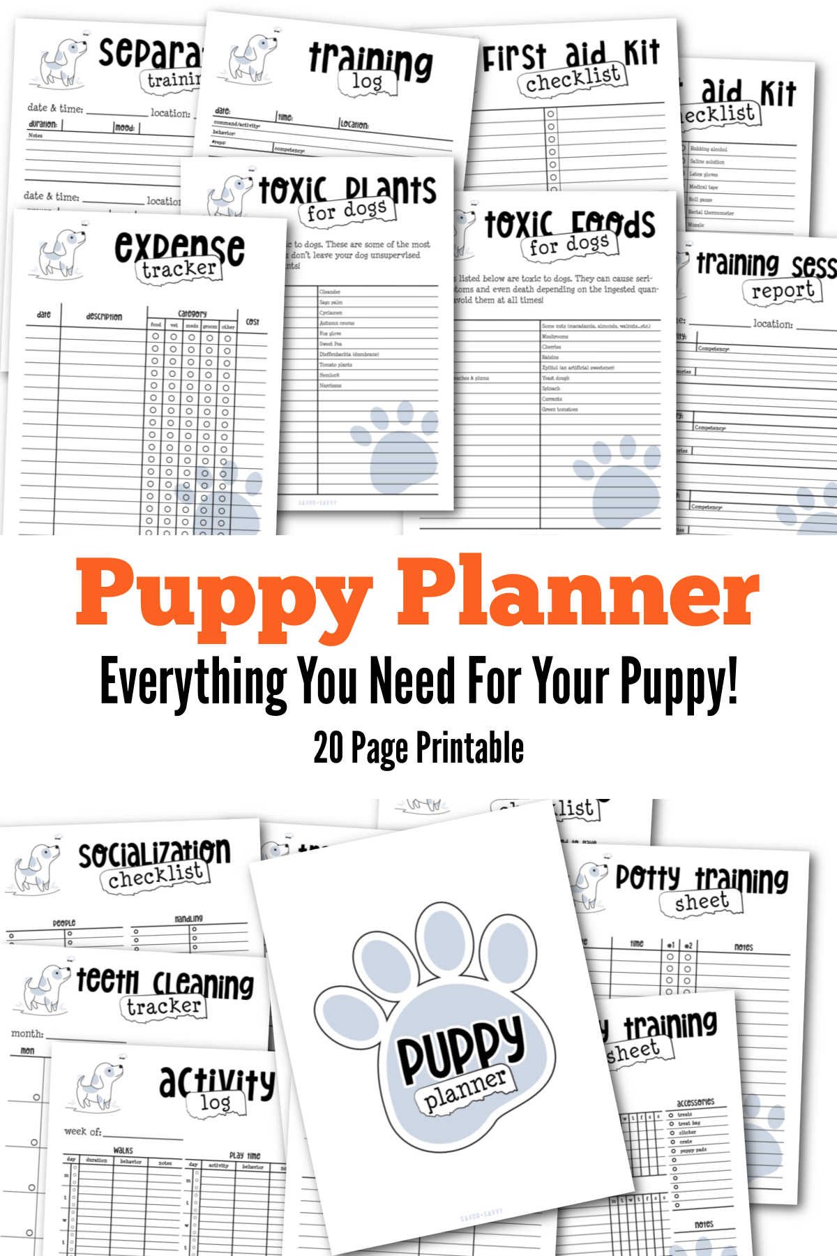 Printable Puppy Schedule Guidelines Daily New Dog Routine