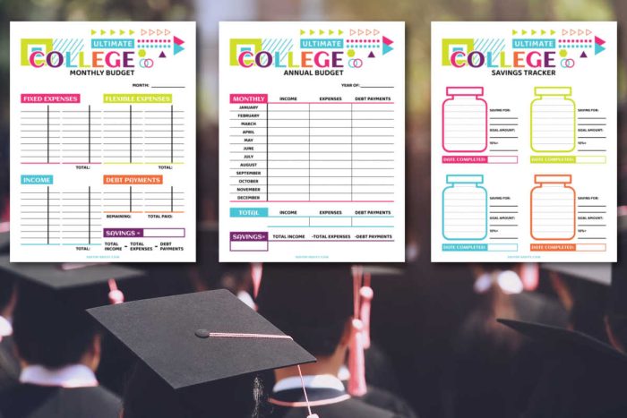 College Budget Template: Free Printables - Savor + Savvy