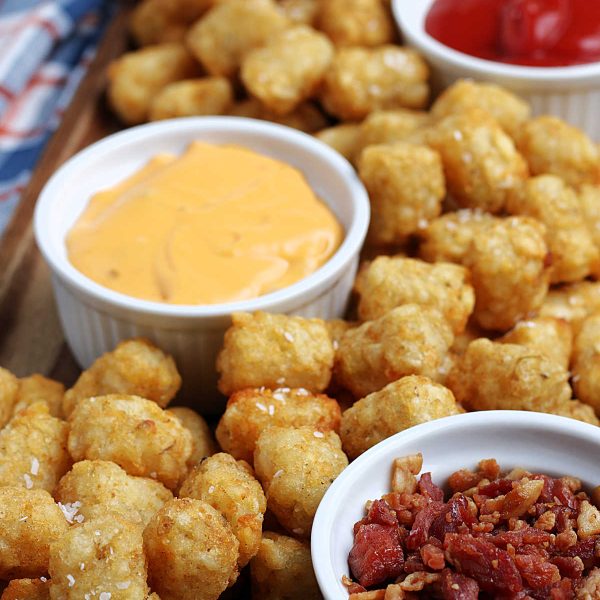 Air Fryer Tater Tots Savor + Savvy
