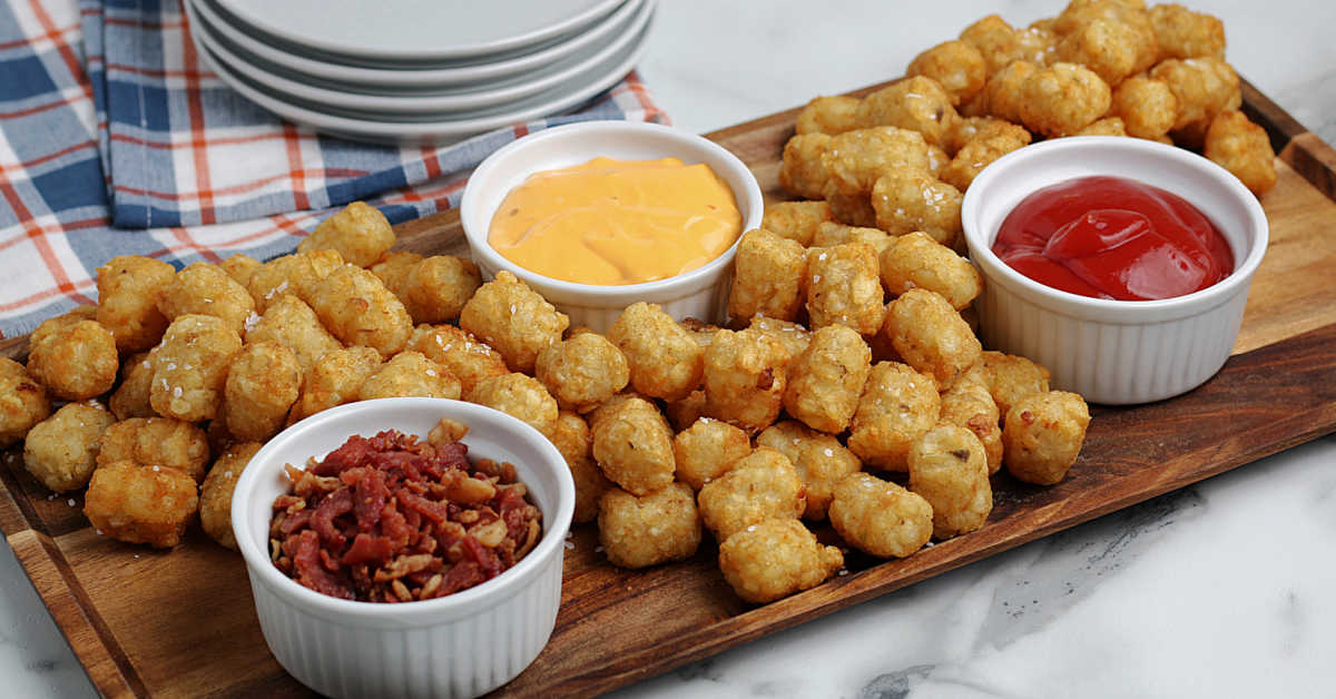 Air Fryer Tater Tots Savor + Savvy