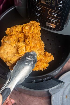 Reheat Fried Chicken in the Air Fryer - Savor + Savvy