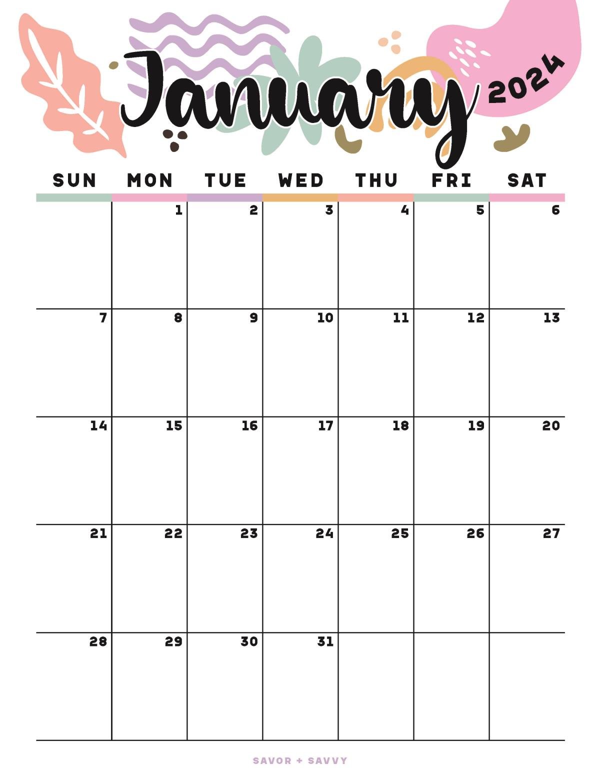 Free Printable Planner 2024 – Happy Templates You'll Love!