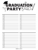 Free Graduation Party Printables - Editable For Any Year! - Savor + Savvy