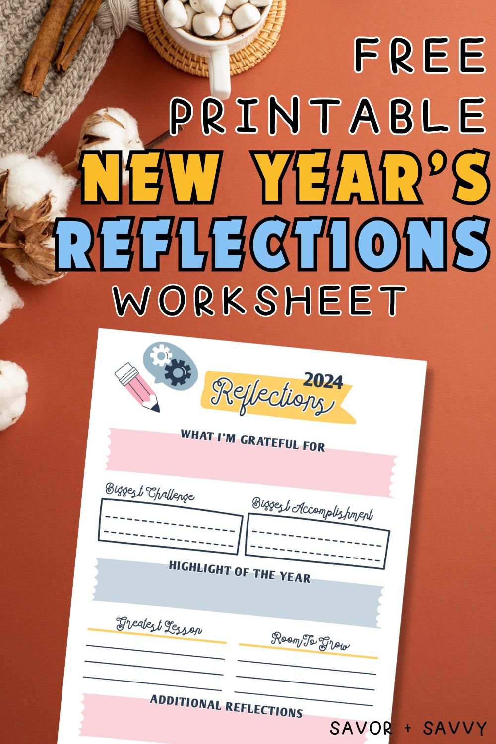 Free Year In Review Printables
