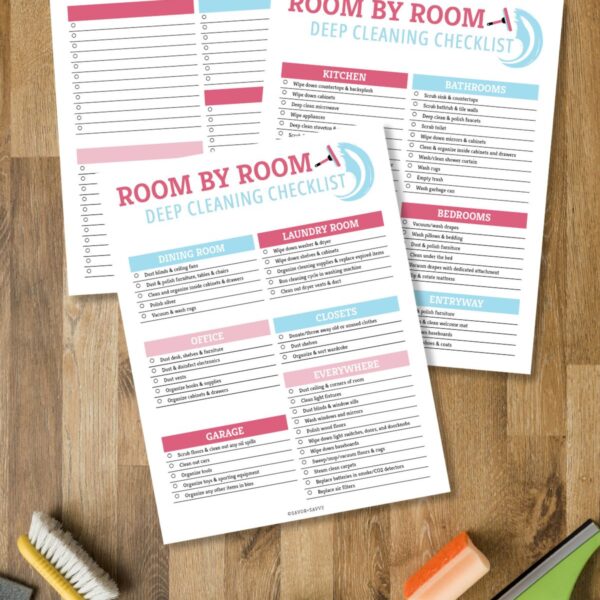 Free Printable Weekly Cleaning Checklist (+Editable Version) - Savor ...