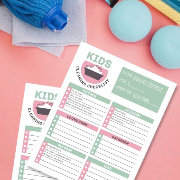 Free Printable Weekly Cleaning Checklist (+Editable Version) - Savor ...