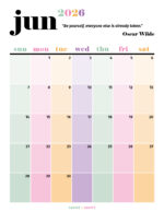 June 2026 Calendar Templates - 14 Free Printables - Savor + Savvy