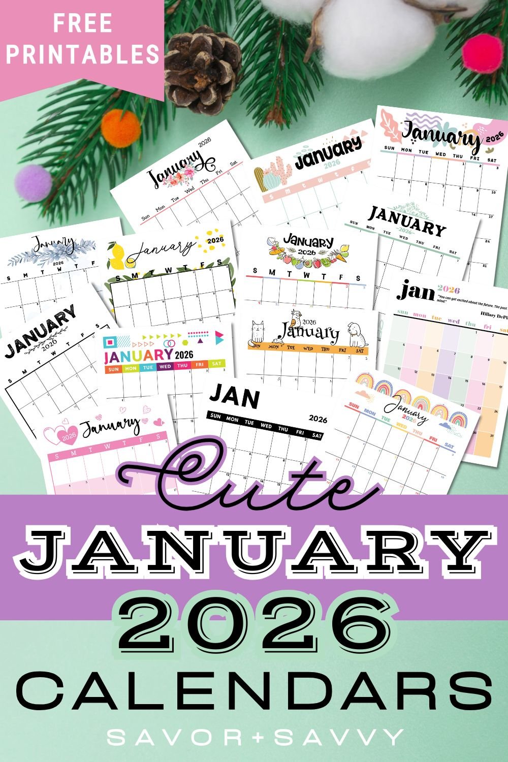 January 2026 Calendar Templates - 14 Free Printables
