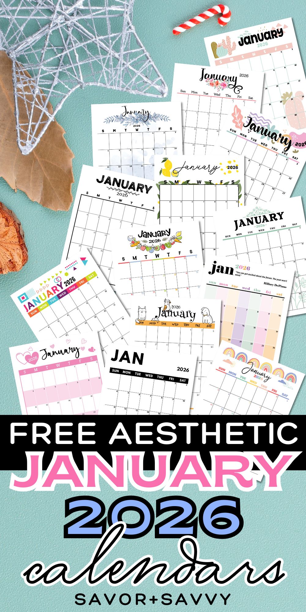 January 2026 Calendar Templates - 14 Free Printables