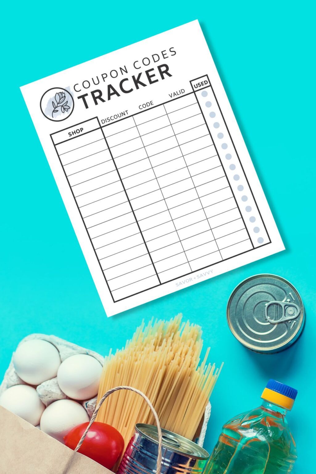 Free Printable - Coupon Binder Including Ten Pages - Savor + Savvy