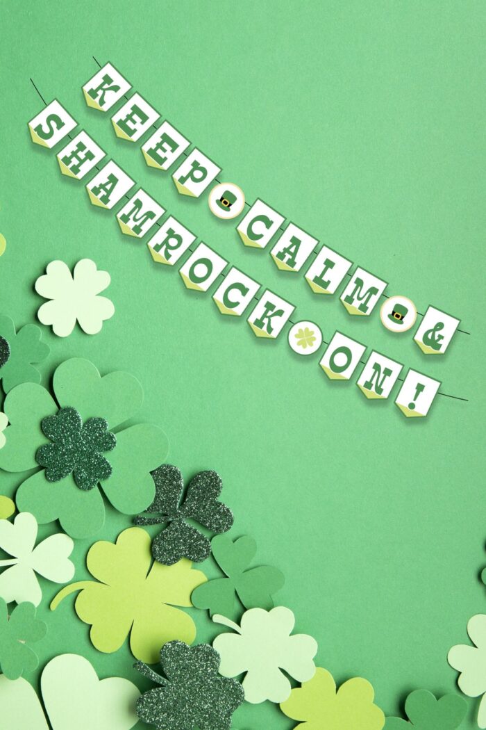 Free Printable St. Patrick's Day Banner - Savor + Savvy