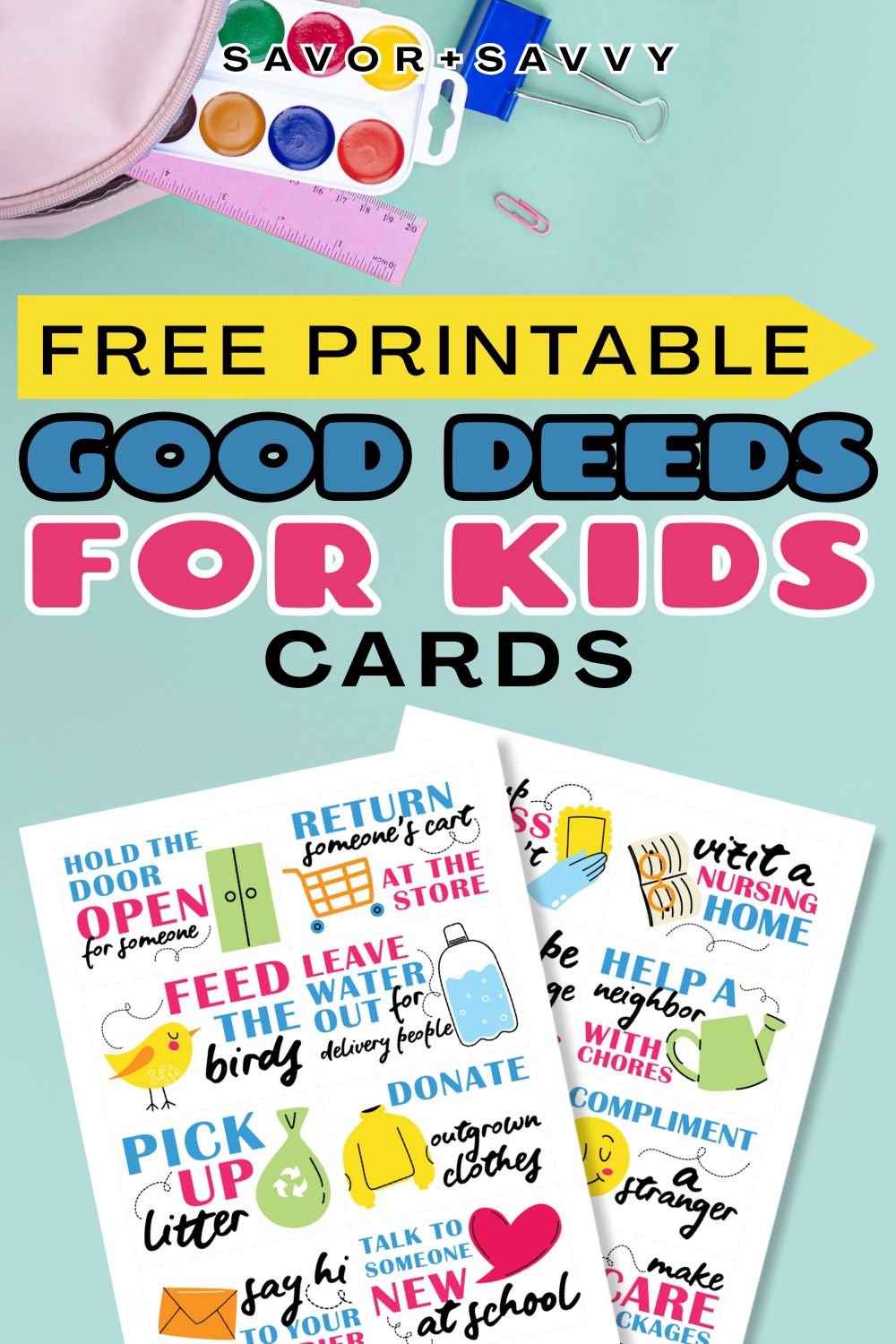 Free Printable Random Acts Of Kindness Cards