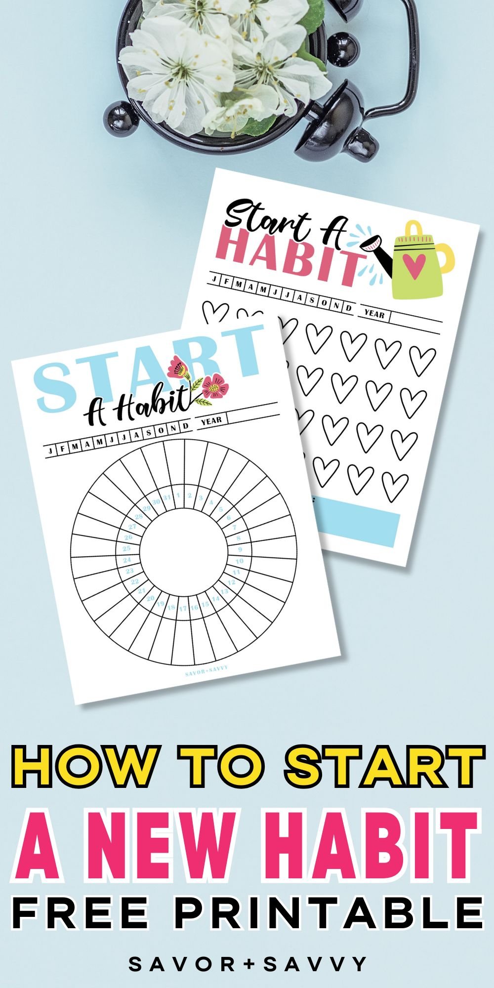 Free Start A Habit Printables
