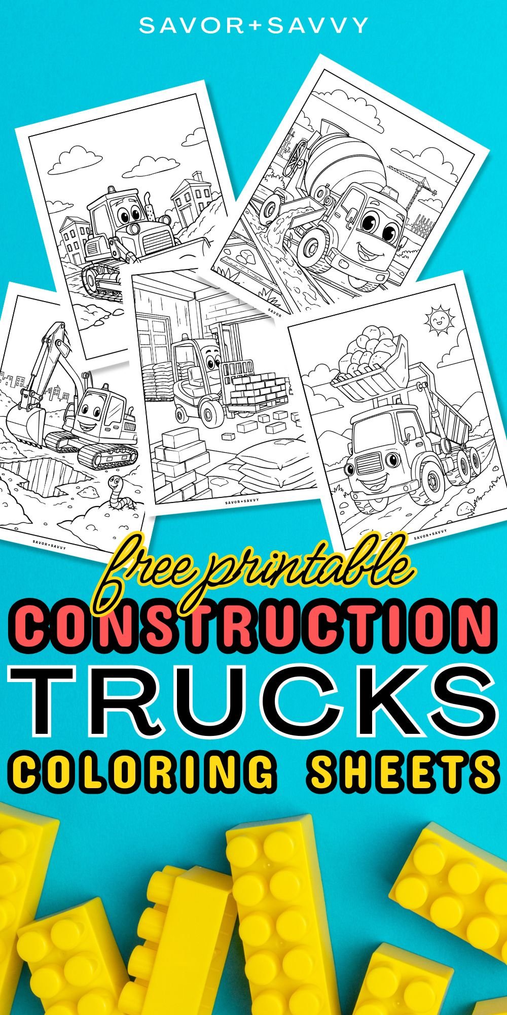 Free Printable Construction Coloring Pages For Boys