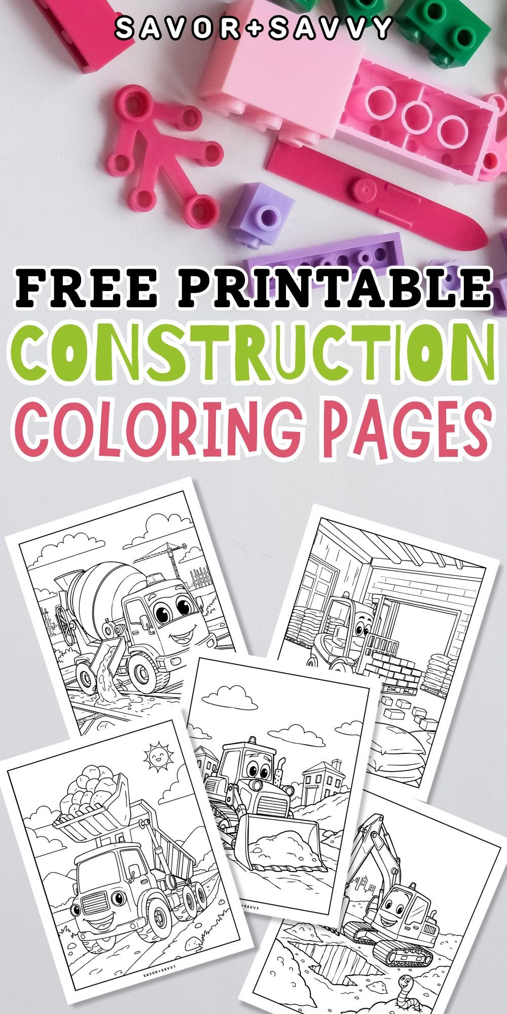 Free Printable Construction Coloring Pages For Boys