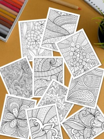 Image of Free Printable Ornamental Coloring Pages For Teens.