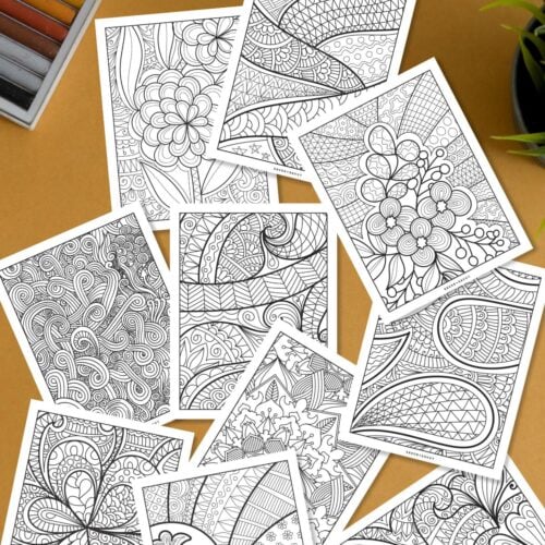 Image of Free Printable Ornamental Coloring Pages For Teens.