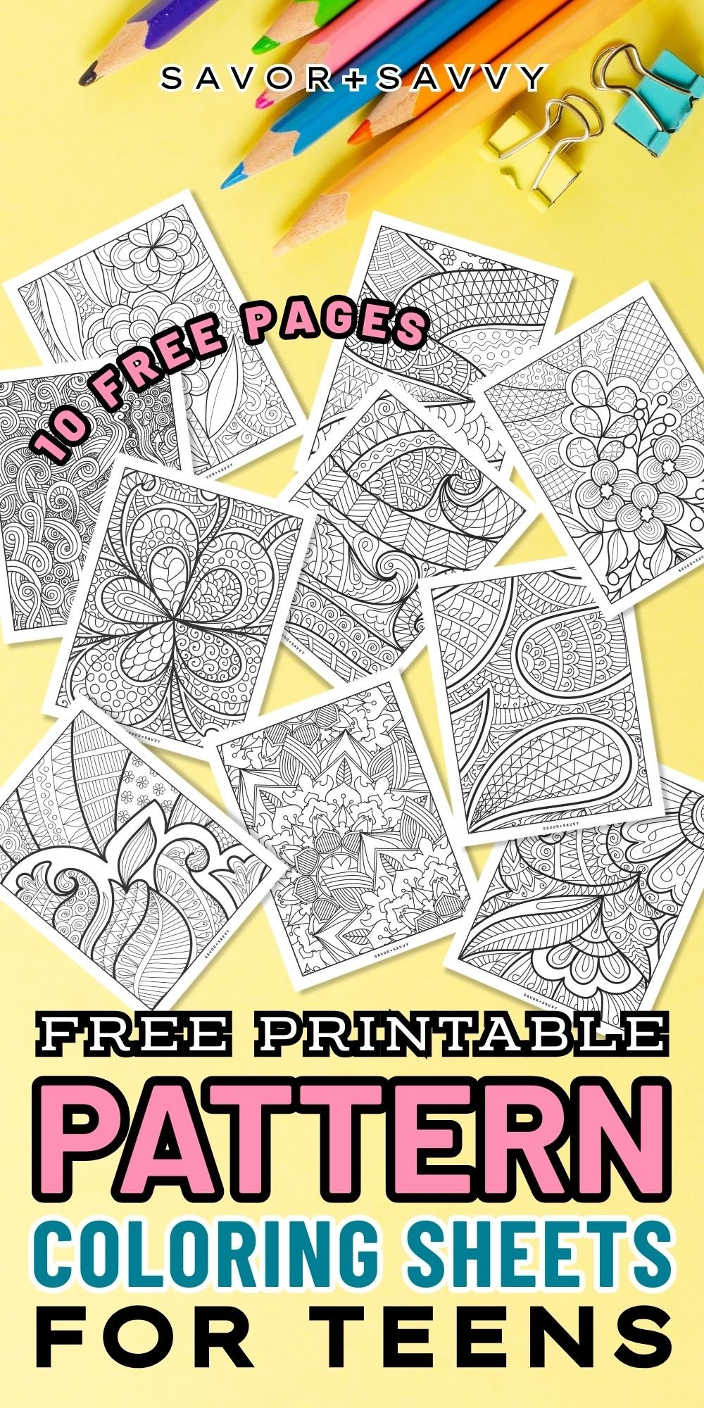 Free Printable Ornamental Coloring Pages For Teens