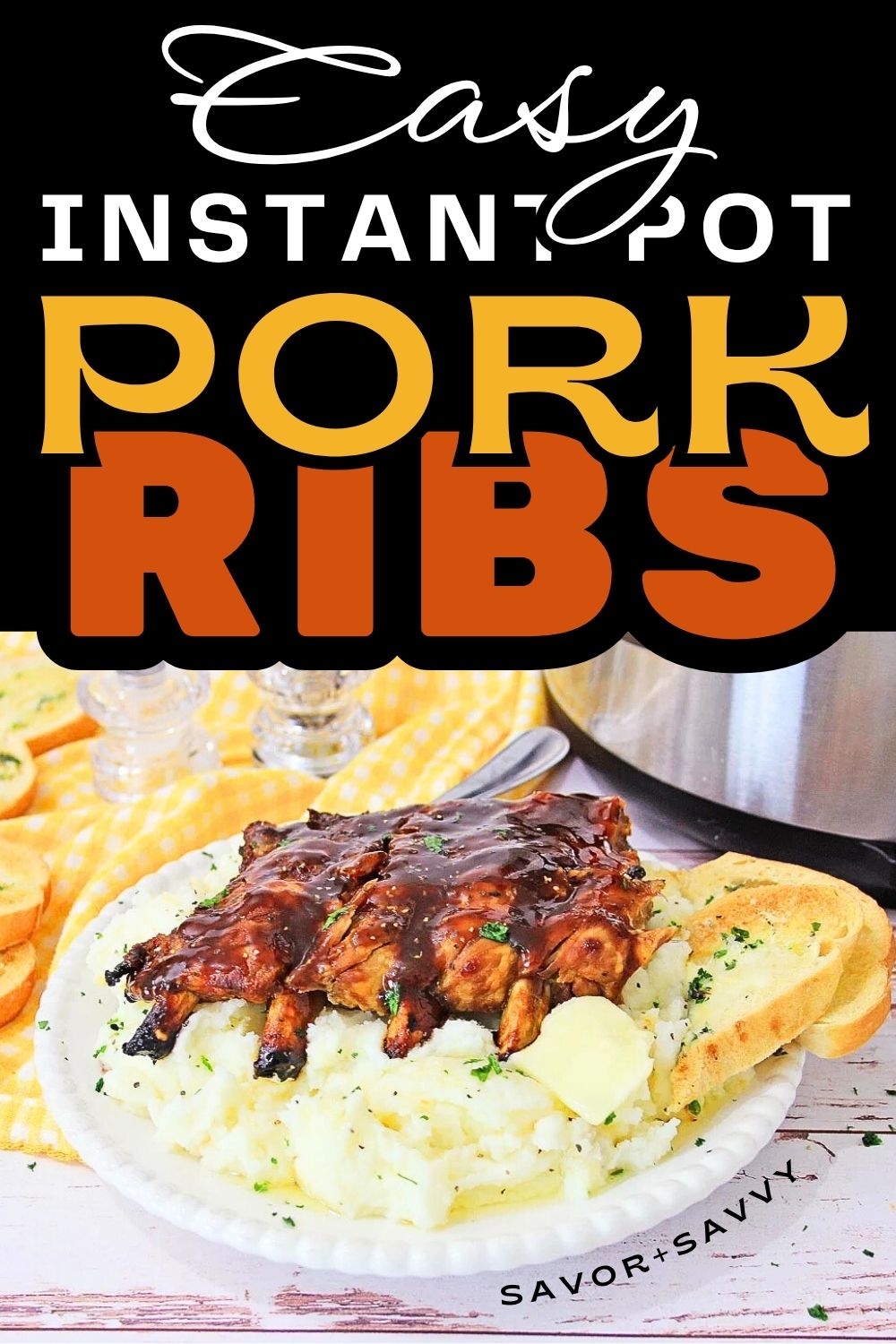 Fall Off The Bone Instant Pot BBQ Ribs