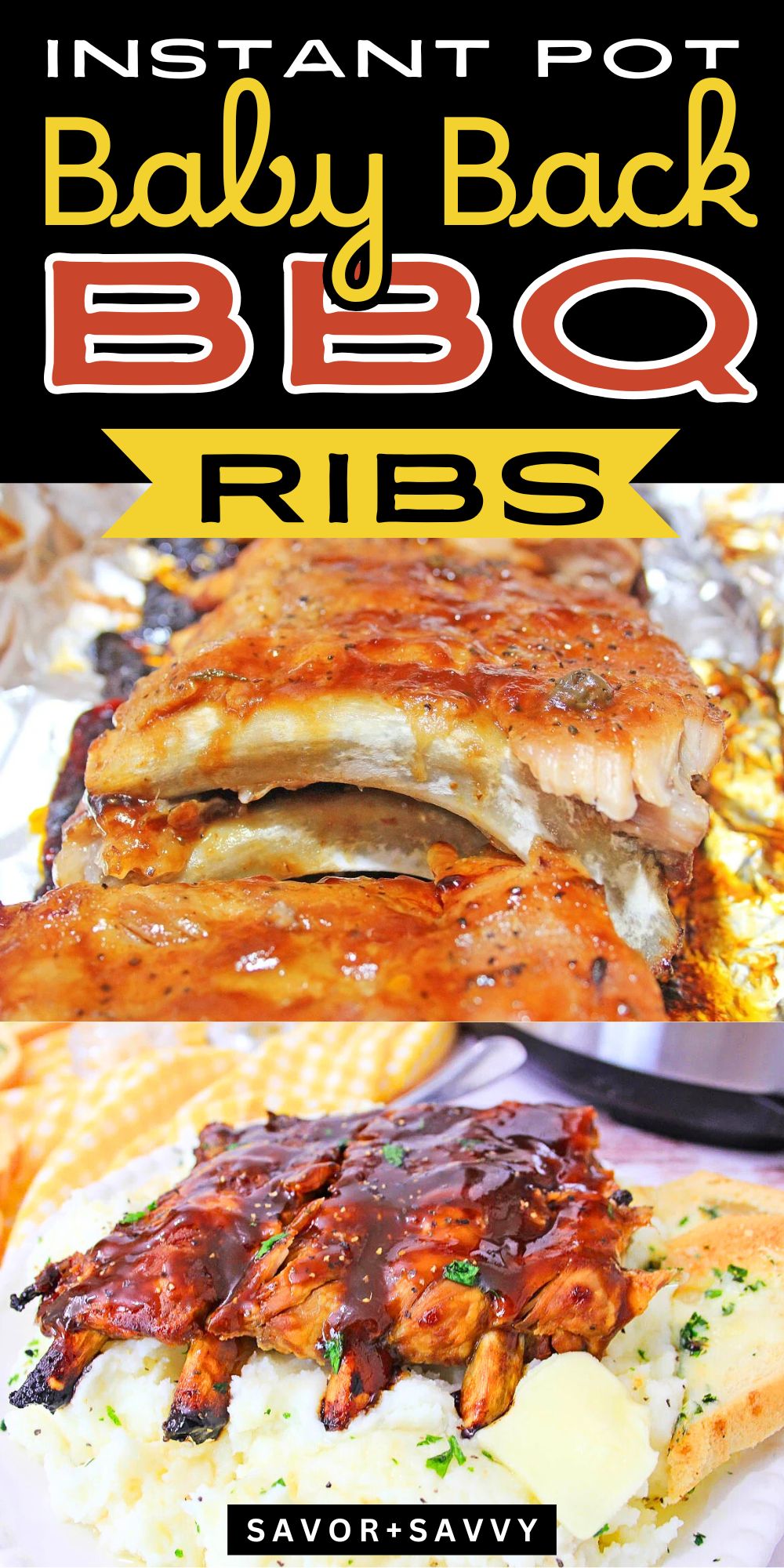 Fall Off The Bone Instant Pot BBQ Ribs