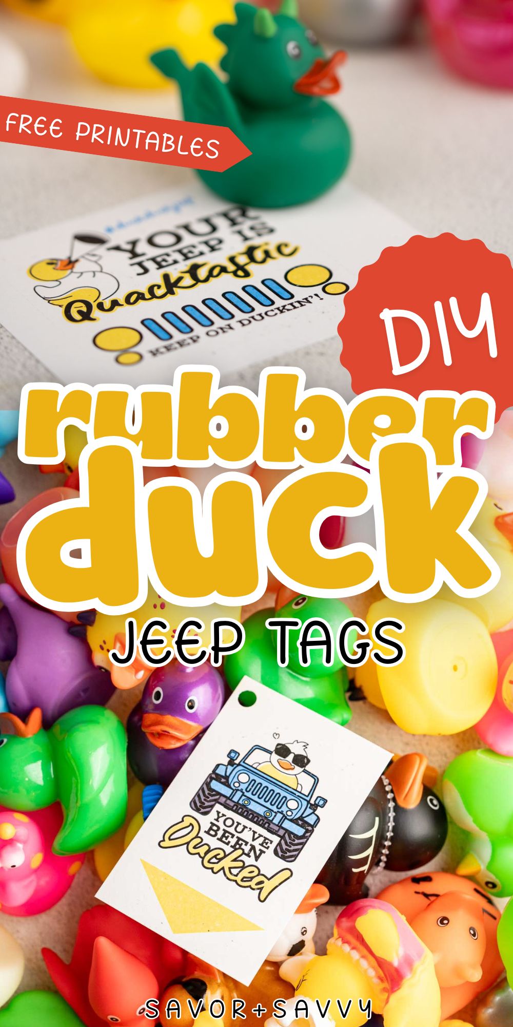 Free Printable Duck Duck Jeep Tags