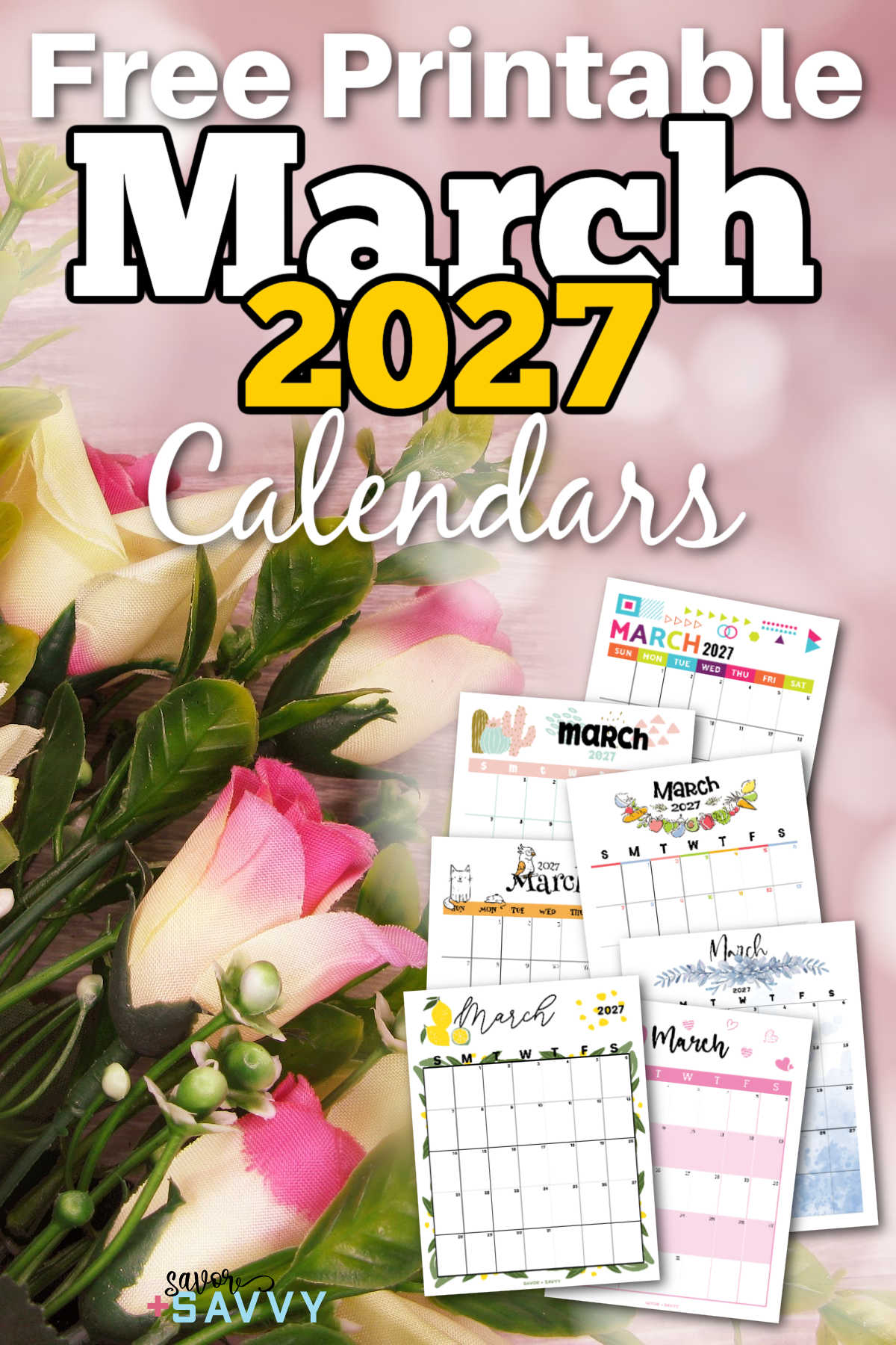 March 2027 Calendar Templates - 14 Free Printables